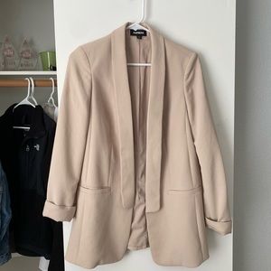 Express Beige Professional Blazer